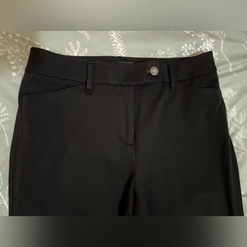 WHBM The Tapered Ankle Black Pants Size 2 - Picture 5 of 8